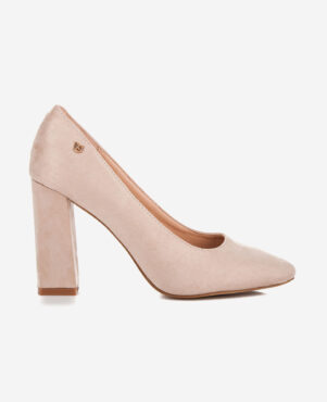 Lizoleor Slip On Block Heels Women Pointed Toe