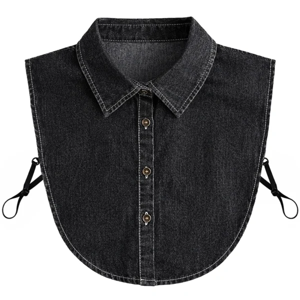 Dickey Collar for Women-Black pointed collar Dickey Collar for Women-Black pointed collar