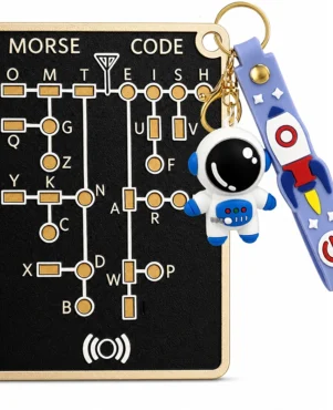 Morse Code Trainer Card with LED Indicator