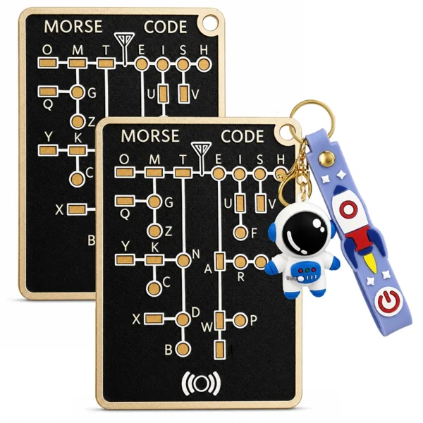 Morse Code Trainer Card with LED Indicator-2pcs Morse Code Trainer Card with LED Indicator-2pcs