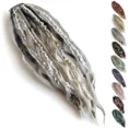 Stretchy dreadlock ponytail-white