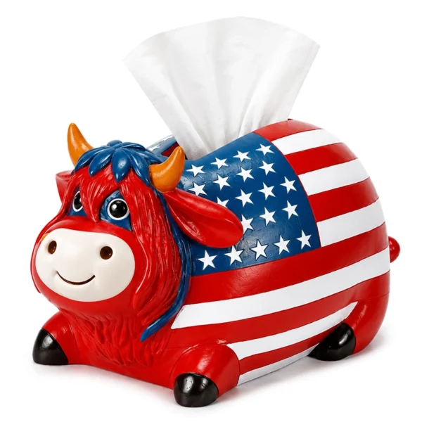 Tissue box-Red Flag-Design Tissue box-Red Flag-Design